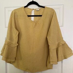 Women's Good Luck Gem Plaid Top